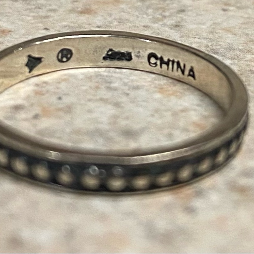 925 Sterling Silver Stackable Ring Set | Size 7–7.25 Bands | Minimalist Jewelry - Picture 7 of 9